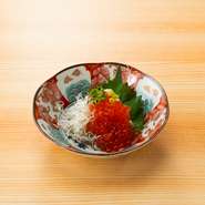 釜揚げしらすといくらおろし