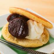  季節のクリームどら焼き