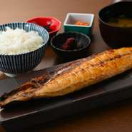 大判トロさばの炭火焼き定食