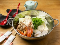国産ふぐ&かにを、一つの鍋で食す『ふぐと蟹のしゃぶ鍋』