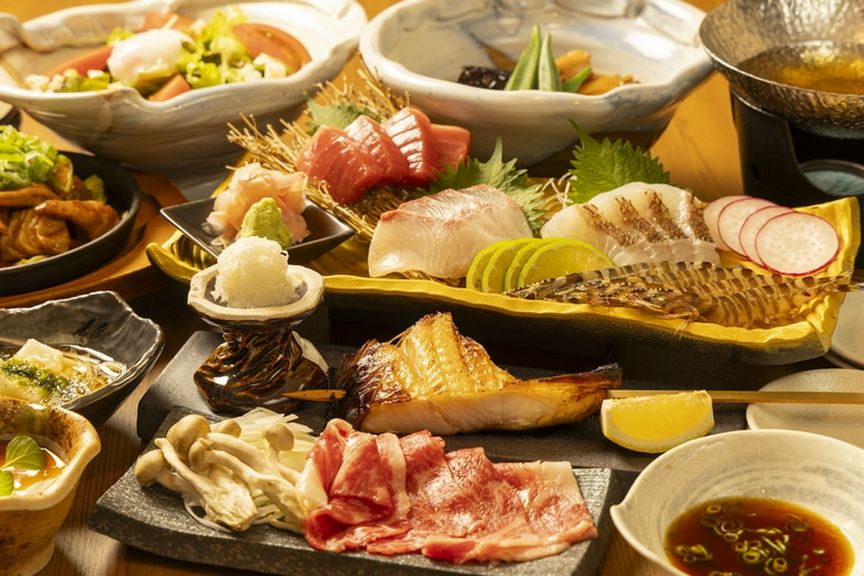 2時間飲み放題付きのご宴会コースです◎
青森県の海の幸山の幸を贅沢に取り入れた特選コースをご用意！