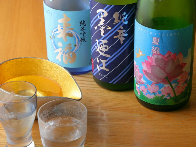 日本酒にこだわっている