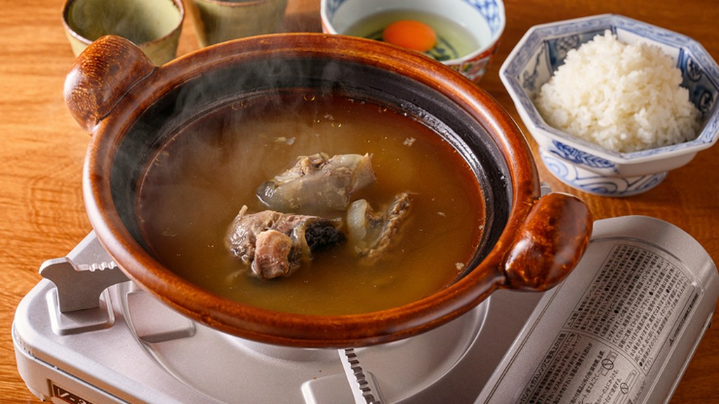 すっぽんを余すことなく満喫『活〆すっぽん鍋（雑炊付き）』