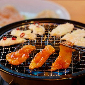 焼き虎ふぐとすっぽん鍋のコース