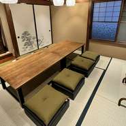 周りを気にせず落ち着いてお食事を楽しみたい方には個室がオススメ。接待会食、ご家族などでもご利用いただけます。