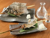 原始焼き、炭火焼き