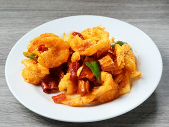 海老のエスニック炒め