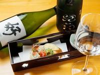 瀬to菜コース　6000円
デザート含む、全9品のおまかせコースです。コース詳細はコースタブにてご紹介中です。