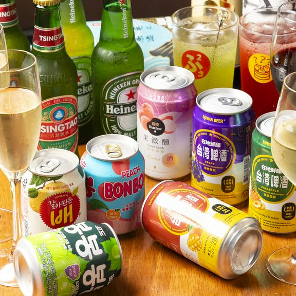 ハイネケン・台湾ビール飲み放題!?