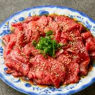 赤身の旨みを存分に味わえるのが特徴的