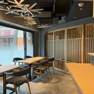 4名席×1と2名席×2をご用意しております。