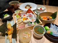 季節のコースにより厳選した素材を加えたコースです