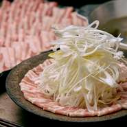 旨みたっぷり！『鹿児島産“茶美豚”しゃぶしゃぶ』