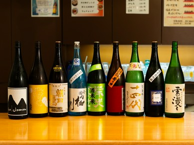 地元山形をはじめとした珠玉の地酒たち