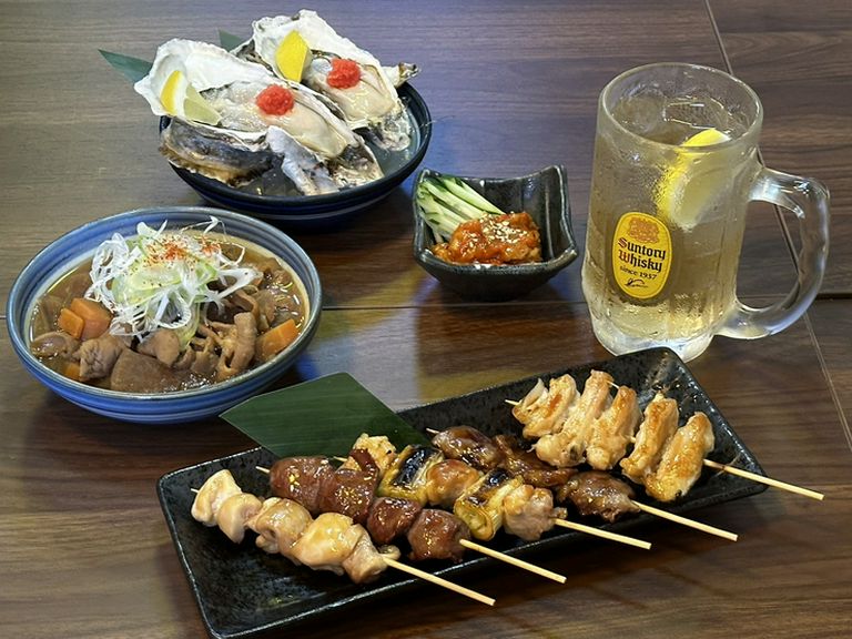 串焼き8本盛り合わせ