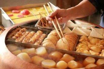 女将の手仕込みおでん3個盛り