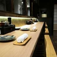 1名様〜OK 人気のカウンター席