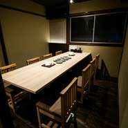 2名様、4名様、6名様など少人数にももちろん個室でご案内可能です！