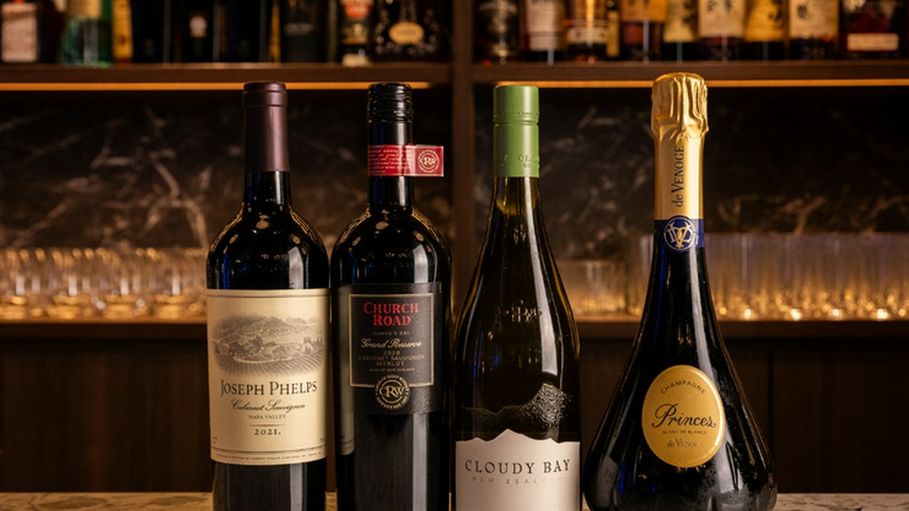 ワイン愛好者もうれしい、充実のラインアップ