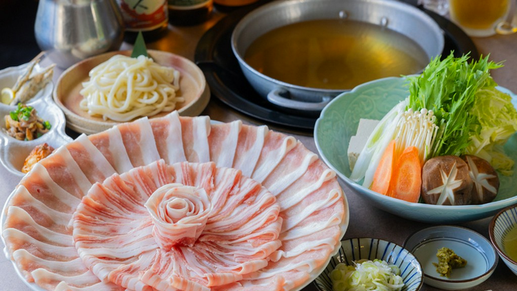 料亭監修のこだわりの味『鹿児島黒豚のしゃぶしゃぶコース』