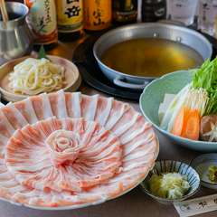 料亭監修のこだわりの味『鹿児島黒豚のしゃぶしゃぶコース』