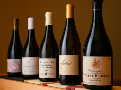 ワイン好きも満足。ビンテージワインと天ぷらの絶妙な組み合わせ