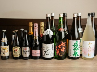 日本酒・ビール・強炭酸ハイボールと、多彩な『ドリンク』