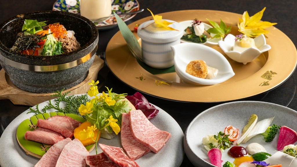 お昼もゆったりと贅沢にお肉を味わえる『湯布院離宮膳』