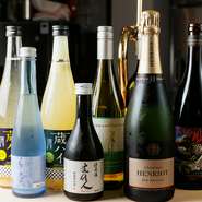 鉄板焼に合わせて、和酒洋酒とオススメのお酒をピックアップ。特に日本酒は多くの銘酒を発信する、高知県ならではのイチオシのお酒を厳選しています。食と酒で、高知を堪能してみませんか。