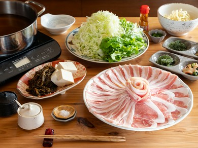 ブランド豚のしゃぶしゃぶを、リーズナブルに楽しめるお店