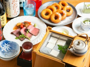 懐石料理の技が光る、手抜きのない創作日本料理