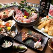 オススメ満載のコース料理は、各種宴会にも活躍。予算に合わせたコースの相談も可能です。人数や目的に合わせて柔軟に対応してくれます。