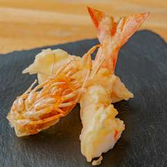 妥協を許さず選ばれた『車海老の天ぷら』