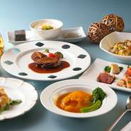 フカヒレの姿煮が入る贅沢なランチコース♪