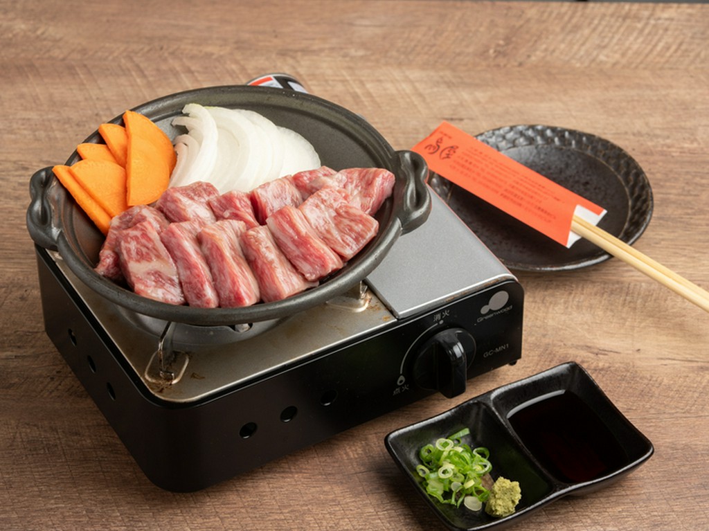 松坂牛サーロインステーキの陶板焼き　1/2ポンド