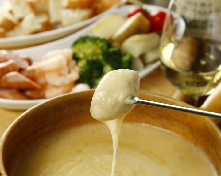 チーズフォンデュ