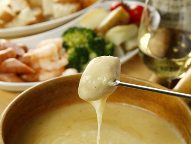 チーズフォンデュ