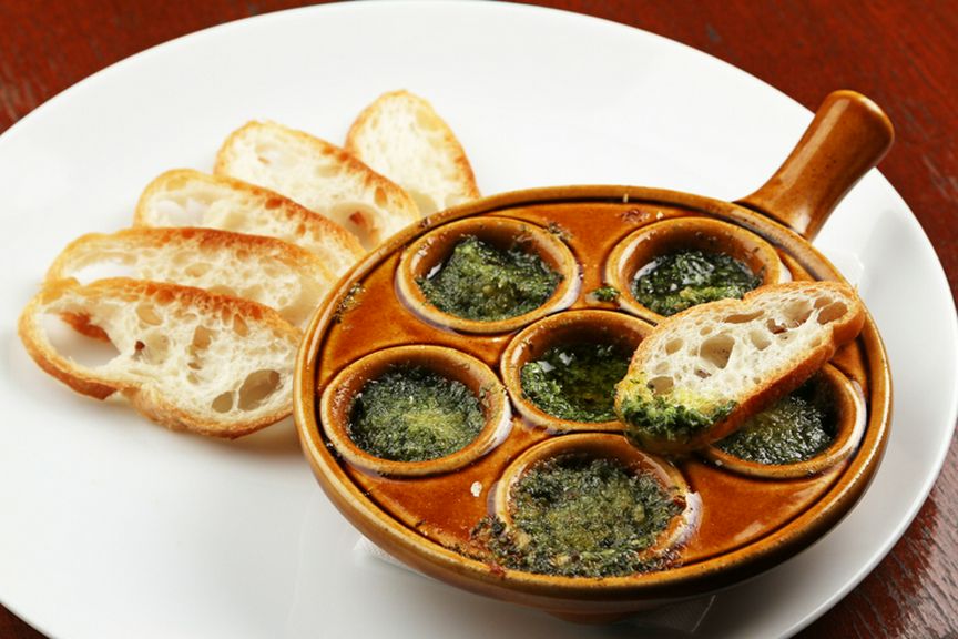 エスカルゴのオーブン焼き