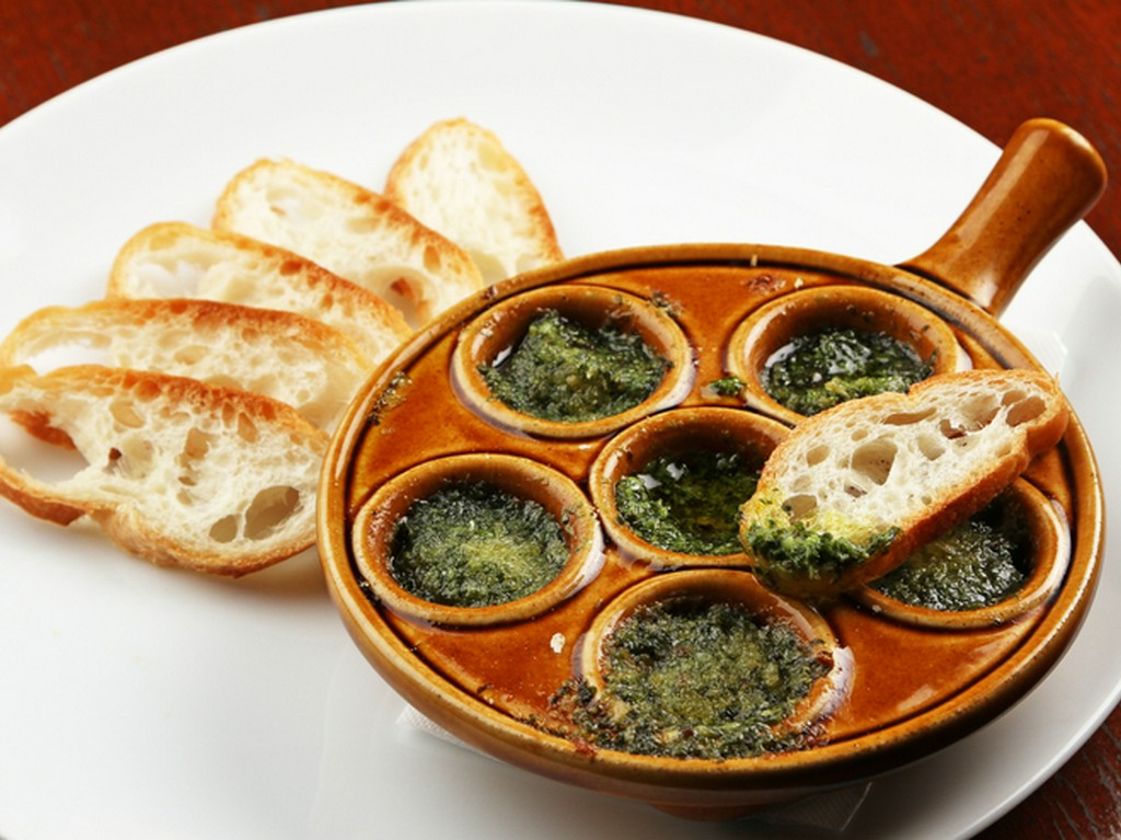 エスカルゴのオーブン焼き