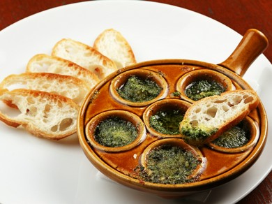 エスカルゴのオーブン焼き