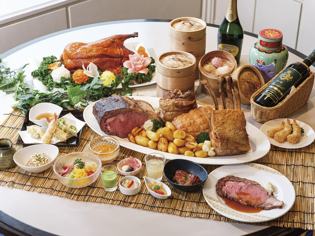 和洋中のメニューを楽しめる