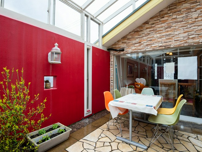 テラス席がある