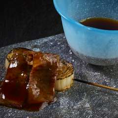 下仁田ネギと牛肉巻き（すき焼き風）