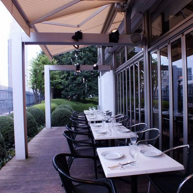 テラス席がある