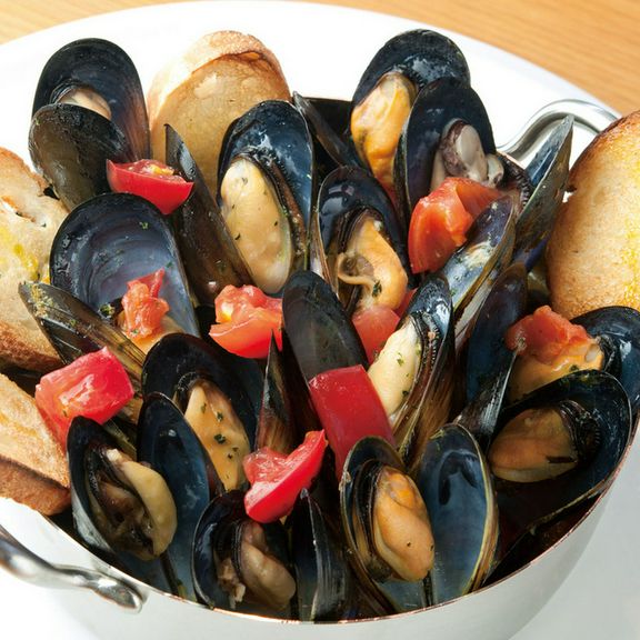 山盛りムール貝の白ワイン蒸し フルサイズ