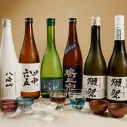 メニューにない日本酒も楽しめる。酒好きに贈る至福の時間