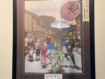 店内は手作り切り絵がワンサカ！！