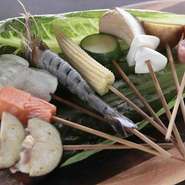 厳選食材を使った串カツはどんどん種類が増殖中！！