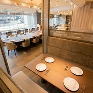 半個室席（2テーブル）