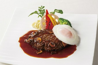 霞浦牛(かほぎゅう）ハンバーグ　シャスールソース（＋700円）